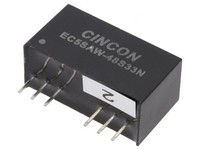 EC5SAW-48S33N Wandler: Dc/Dc 10W Ueing: 18-75VDC Uausg: 3,3VDC Iausg: 2000Ma Cin
