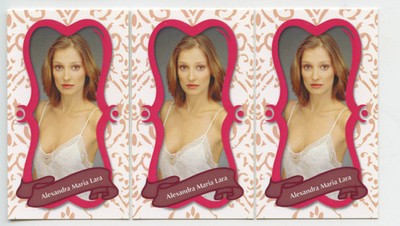 (3) ALEXANDRA MARIA LARA LEGEND SPOTLIGHT COLLECTOR SERIES LIMITED EDITION CARDS