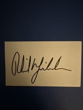Phil Mickelson Signed 3x5 Index Card PGA Autographed Au