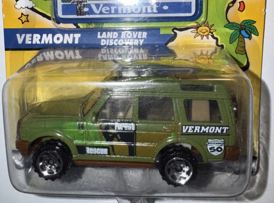 Matchbox Across America 50th Birthday Series Vermont Land Rover Discovery New - Image 4 of 4