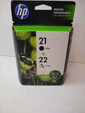 HP 21/22 Black/Color Combo Pack Ink Cartridges C9509FN 140 Exp Dec 2015