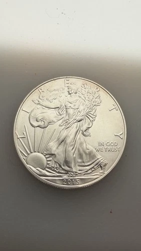 American Silver Eagle 1 oz .999 Fine Silver Coin 2015 Brilliant Uncirculated BU