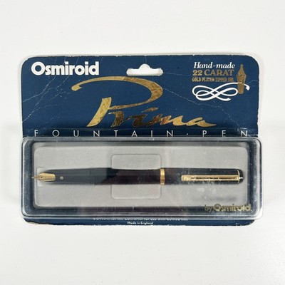 Vintage OSMIROID Prima Füllfederhalter mit 22 Karat vergoldeter Feder - VERSIEGELT