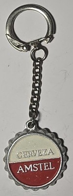 Schlüsselanhänger Keychain Cerveza AMSTEL - Made In Holland