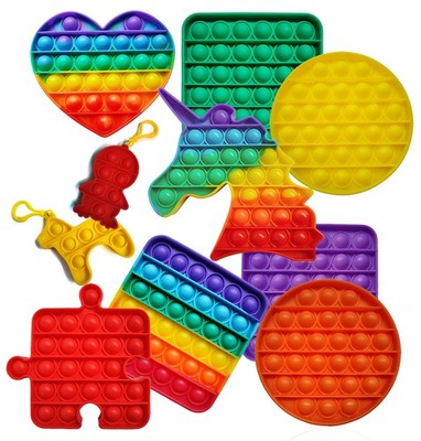 Fidget Toy Set Push Pop Bubble Antistressspielzeug für Kinder und Erwachsene