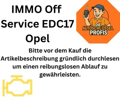 Wegfahrsperre Deaktivieren, WFS OFF, IMMO OFF, Opel EDC17