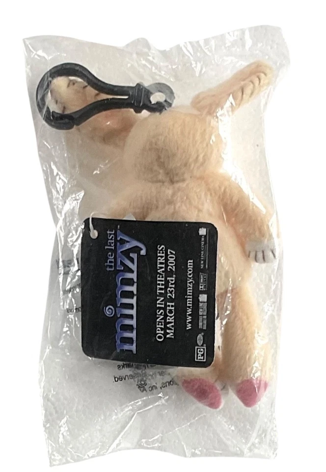 The Last Mimzy Movie Keychain Backpack Clip Plush Mini 2007 Factory Sealed 6” - Image 2 of 2