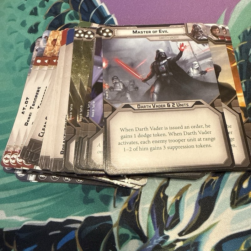 Star Wars Legion Cards Open Unused Or Light Lot Of 33 Random