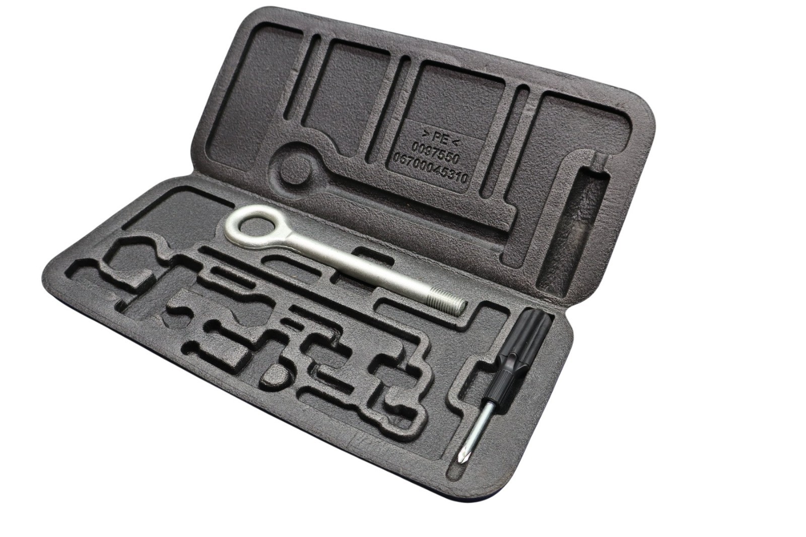 14-22 Maserati Quattroporte Ghibli Emergency Wheel Spare Tire Tool Kit Box Oem
