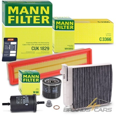 MANN-FILTER INSPEKTIONSPAKET FILTERSATZ B FÜR RENAULT CLIO 3 05- TWINGO 2 1.2