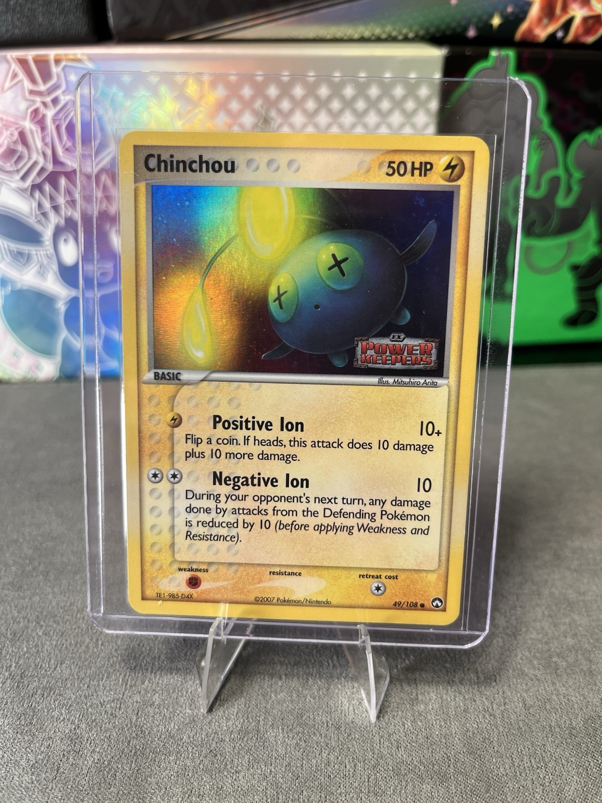 Chinchou 49/108 Power Keepers Reverse Holo