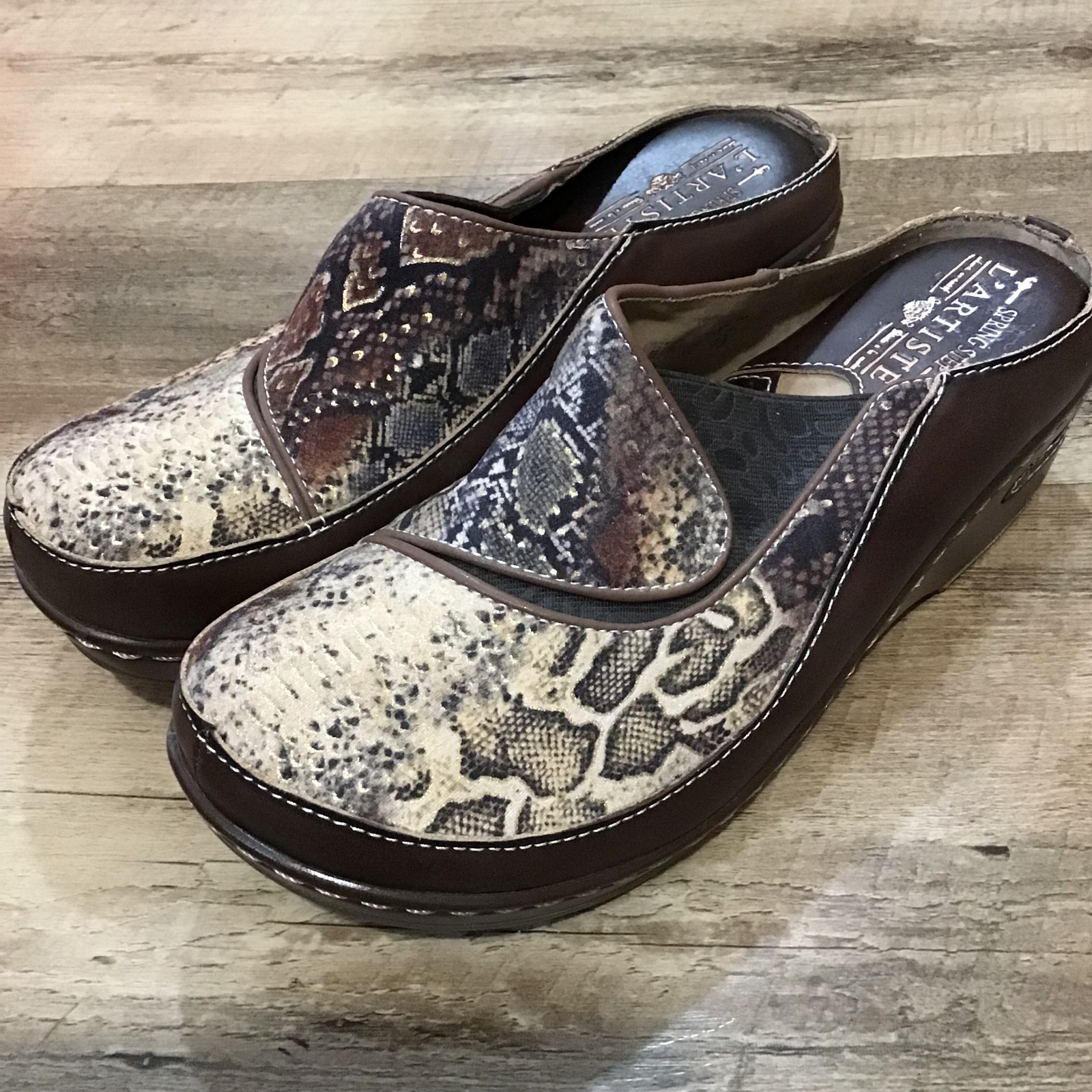 Spring Step L'Artiste Chino Python Women's Size 4… - image 13