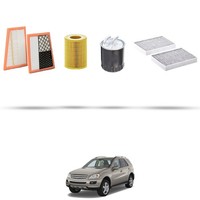 Hoffcar Set Service - 4 Filter FüR Mercedes Classe M (W164) 280 CDI 140Kw Von
