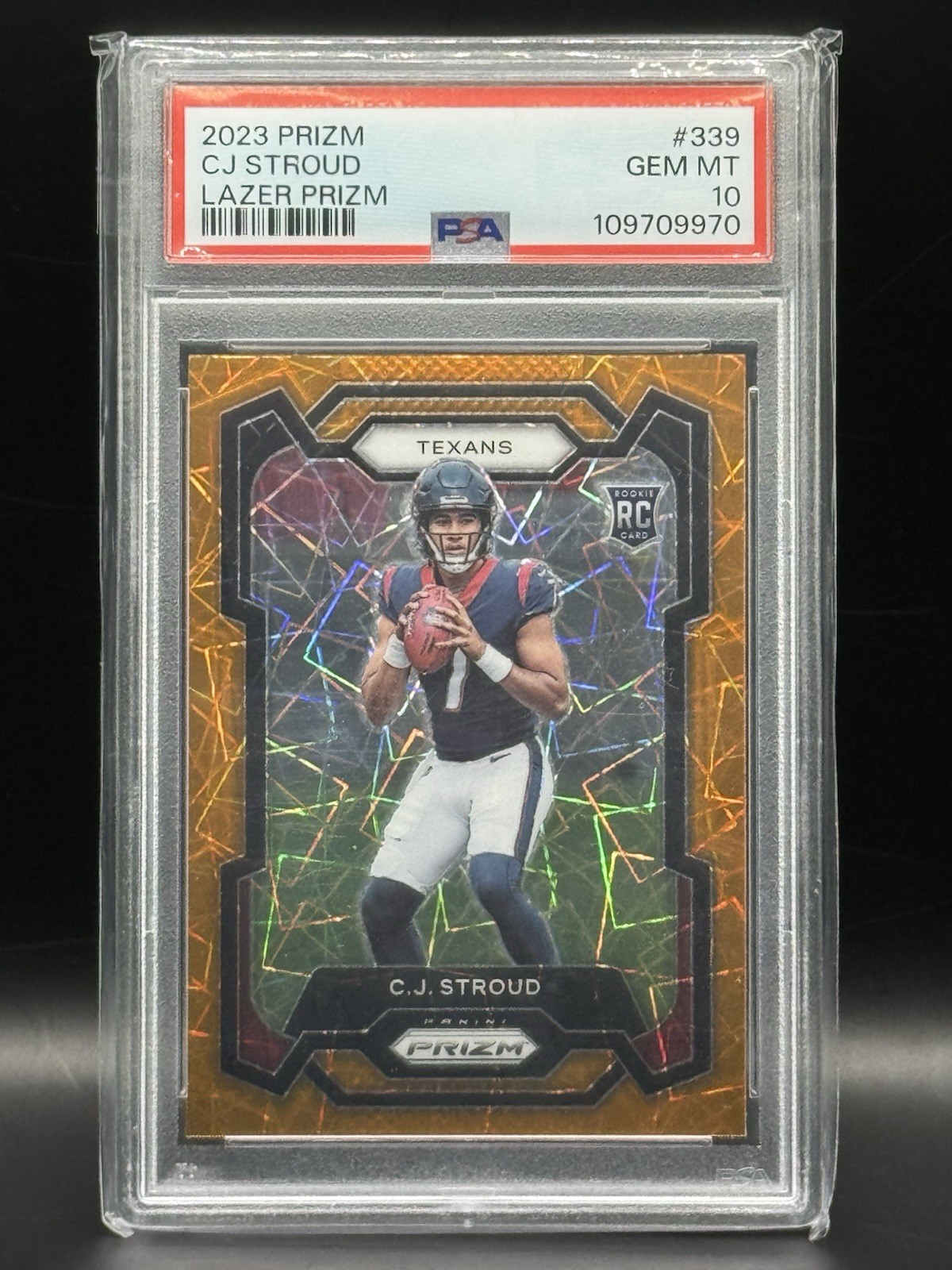 2023 Panini Prizm - Rookies C.J. Stroud #339 Lazer Prizm (RC)