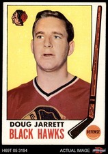 1969 Topps #67 Doug Jarrett Blackhawks 6 - EX/MT