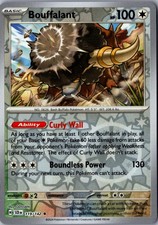 Carta Pokemon Bouffalant Reverse Holo 119/142 Corona Stellare LP