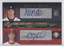 2007 Premier Emerging Stars Dual Gold 3/25 Andrew Miller Cole Hamels Auto q9p