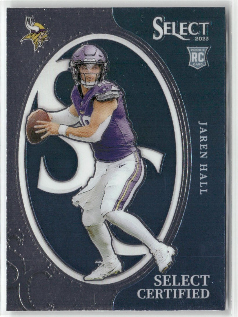 2023 Panini Select - Select Certified Rookies Jaren Hall #CRO-JHA (RC)