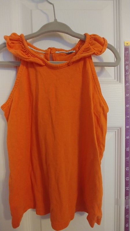 Mini Boden Outfit Coral Tank Top Shirt Size 4-5