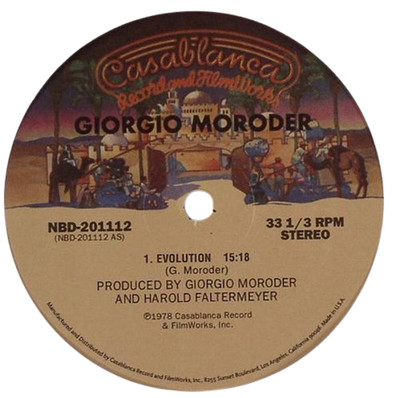 Giorgio Moroder - 'Evolution / I Wanna Rock You' 12''
