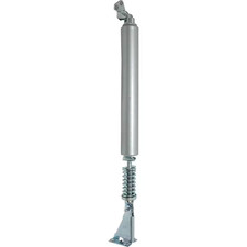 9 In., Aluminum, Medium Duty Storm Door Closer with Shock Spring and Fasteners