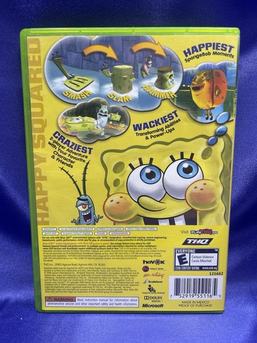 SpongeBob's Truth or Square (Microsoft Xbox 360, 2009) CIB Complete Very Good! - Picture 2 of 4