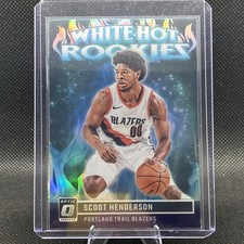 2023-24 Panini Donruss Optic Scoot Henderson White Hot Rookies Prizm #15