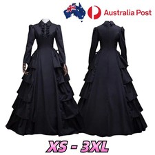 Medieval Renaissance Dress Gothic Ball Gown Victorian Christmas Cosplay Costume