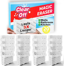 20 Pack Upgraded Magic Sponge Eraser Extra Large Super Powerful - Melamine Spong