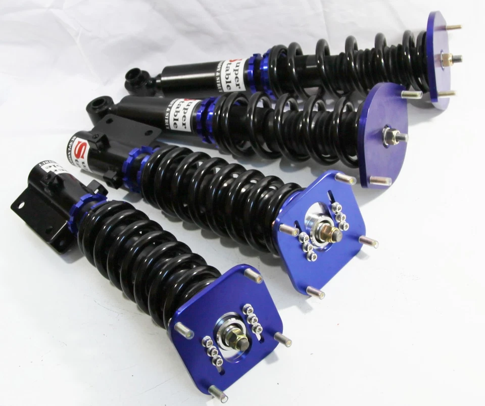 86-91 Mazda RX-7 RX7 Type RS FC3S Full Coilover Suspension NON Adj.Dampen Blue - Image 2 of 4