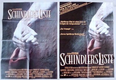 F005 2x Original  Kinoplakate  SCHINDLERS LISTE Motive A und B