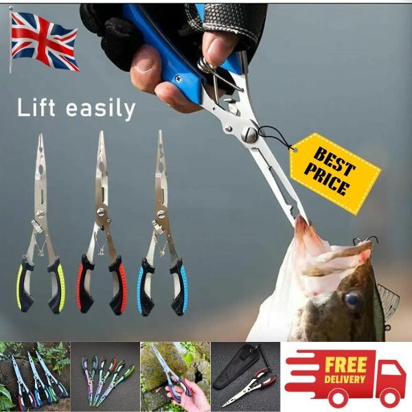 best fishing pliers for hook removal Reaction Tackle Aluminum – Split Ring or Straight Nose have fishing multitool for any angler Aluminum Alloy Fishing Pliers with