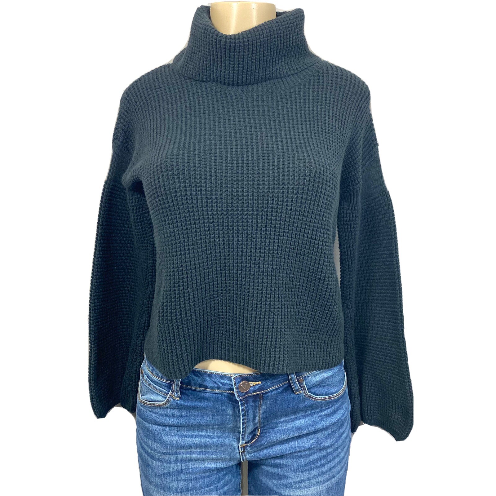SPLENDID Black Turtleneck Chunky 