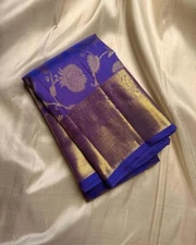 Designer Sari Bollywood Bridal Silk Saree Blouse South Indian Ethnic Ready made