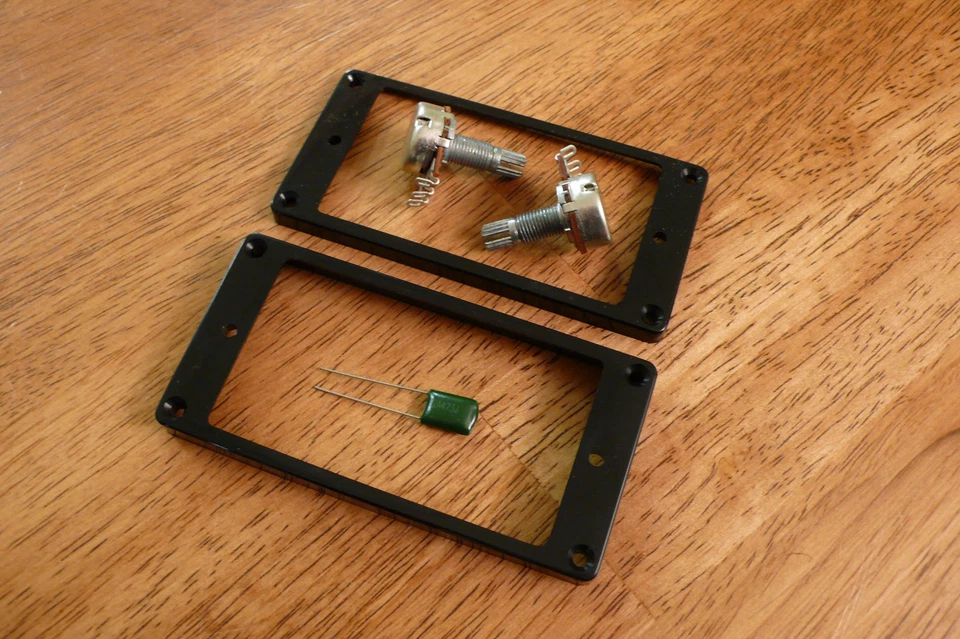 АКТИВНЫЙ ХАМБАКЕР ЗВУКОСНИМАТЕЛЬ КОМПЛЕКТ 81/85 ЧЕРНЫЙ С 25K ПОТЕНЦИОМЕТРЫ - Изображение 4 из 4