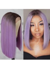 Lady Girl Bob Wig Women's Short Straight Full Hair Wigs Cosplay Party Wavy