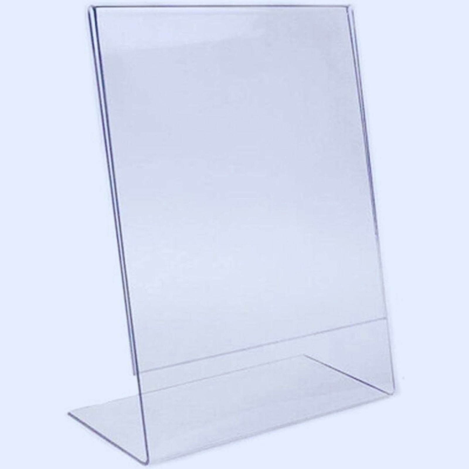 Acrylic Sign Holder Frame for Signs, Brochures, Flyers, Menus, Posters - Clear
