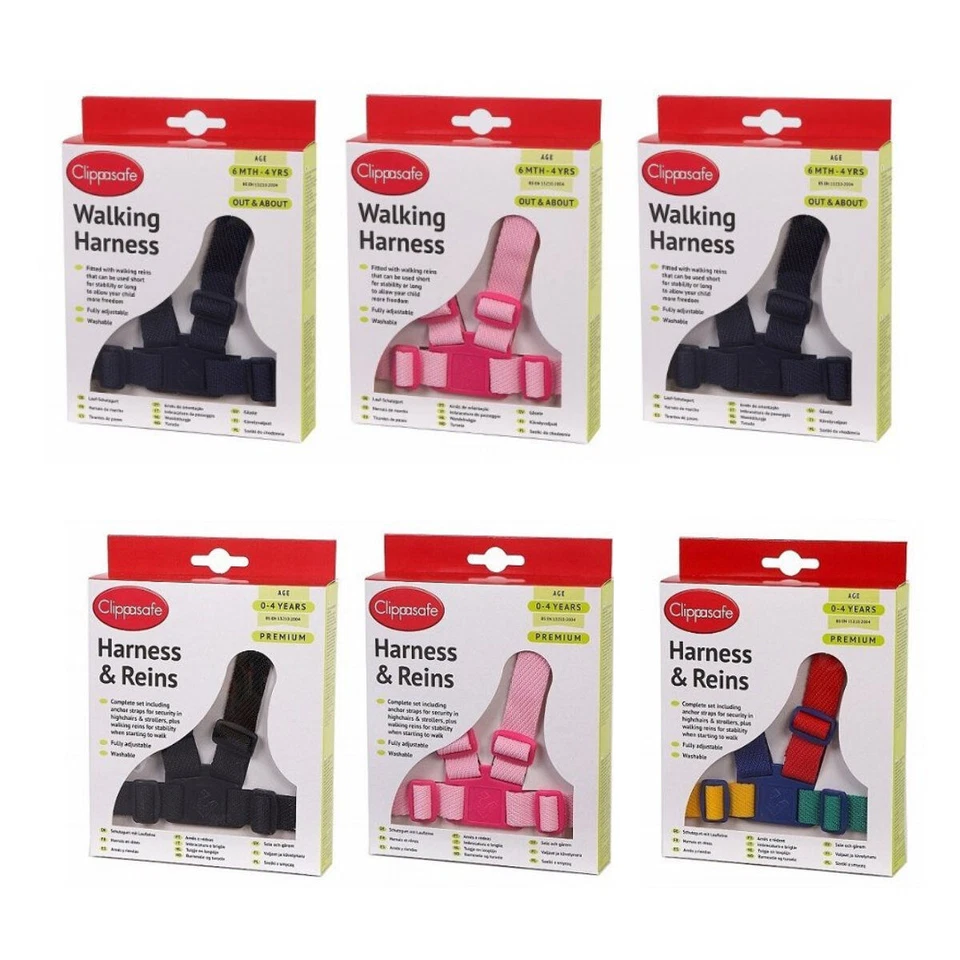 Clippasafe Laufgeschirr Zügel Ankergurt Kleinkind Kind Sicherheit bis 4 Jahre