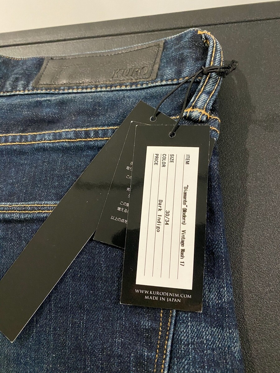 Kuro diamante vintage selvedge jeans, $550+ made in Japan KURO