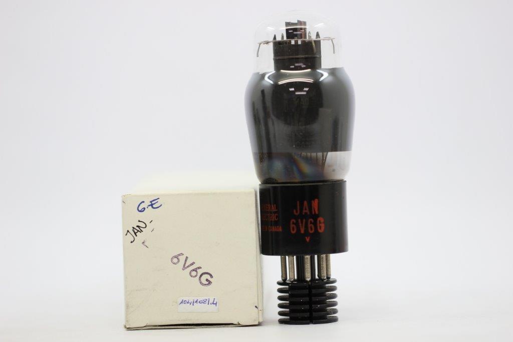 6V6G General Electric CANADA 2本 A'箱なし 真空管 管理番号[L 6V6G General Electric CANADA 2本 A'箱なし 真空管 管理番号[L