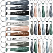 Nosiny 30 Pcs Thank You Keychain Bulk Christmas Employee Appreciation Gift In...