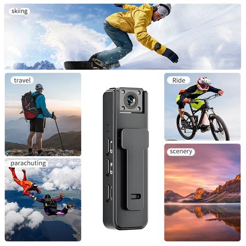 HD Mini Police Body Camera 1080P Video Audio Recorder Pocket Night Vision Cam - Picture 10 of 17