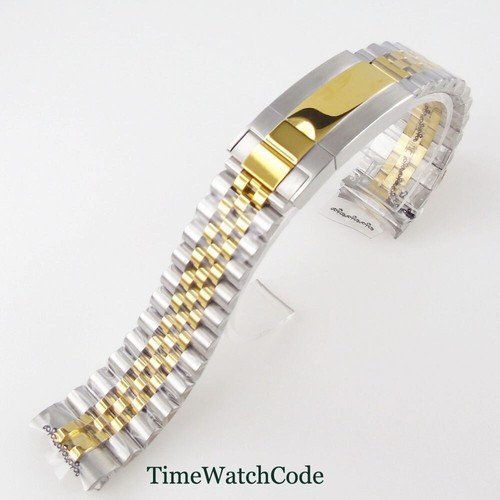 20mm Jubilee Bracelet 316L Solid Watch Strap Watchband Fit Bliger Tandorio Watch - Picture 19 of 21