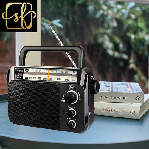 TR604 AM FM Radio, Battery Operated Radio Portable, AM FM Radio Plug in ...