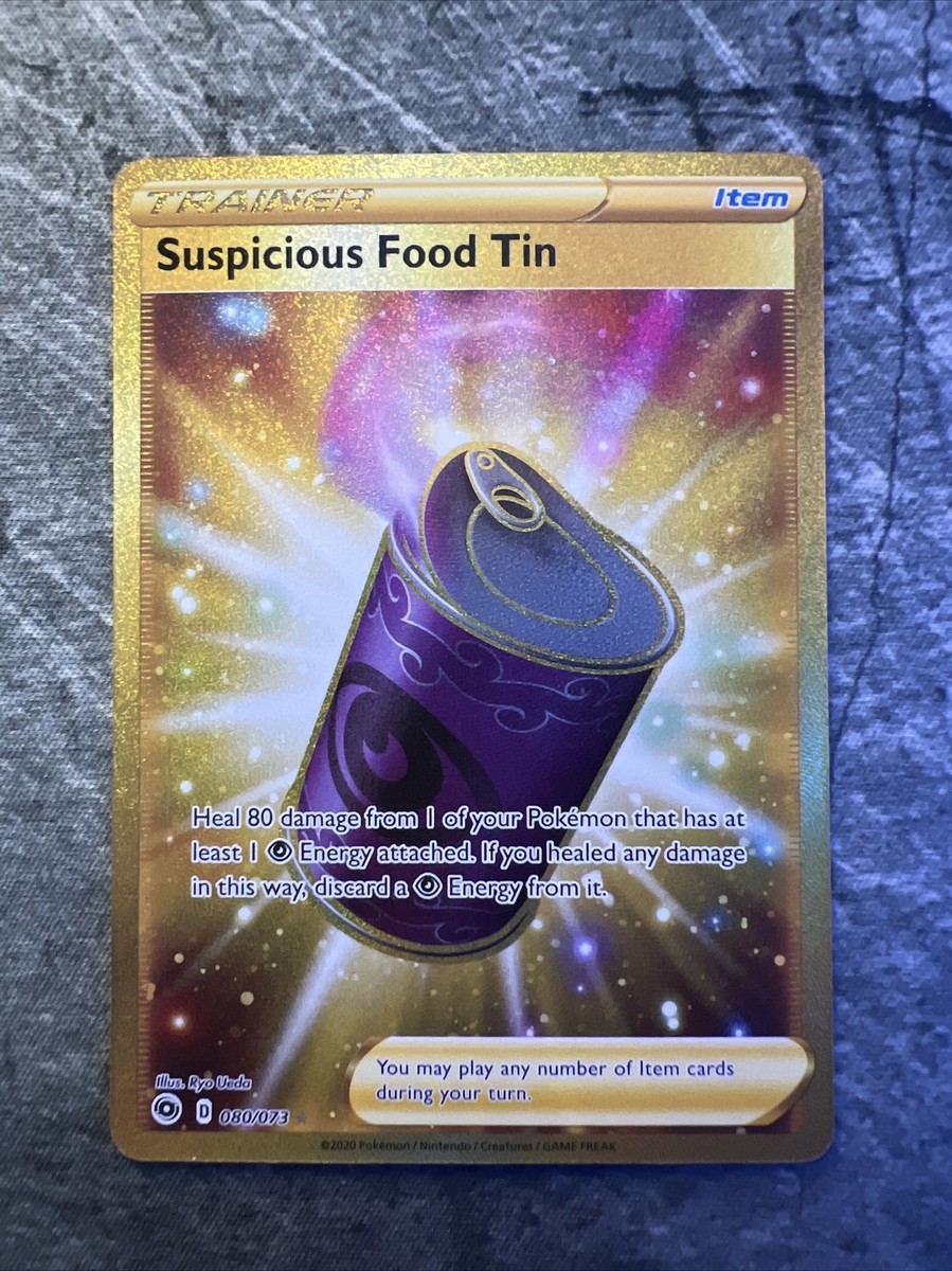 suspicious food tin pokemon card value - 080/073 Uncommon Card Type Pokemon TCG: Suspicious Food Tin