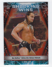 BO DALLAS 2020 WWE TOPPS CHROME SHOCKING WINS ORANGE REFRACTOR /25