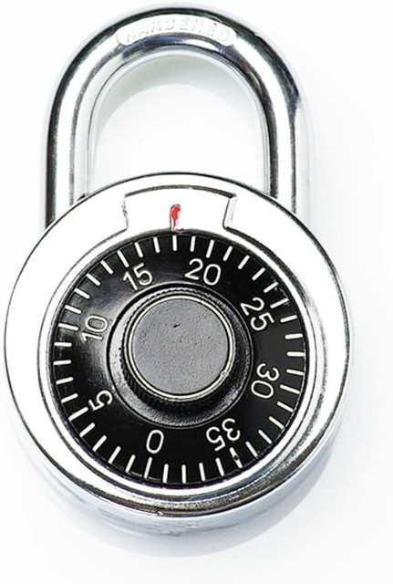 Combination Lock Dial Padlock Hardened Steel Locker Gym Bike School Travel Safe (7795735137260)