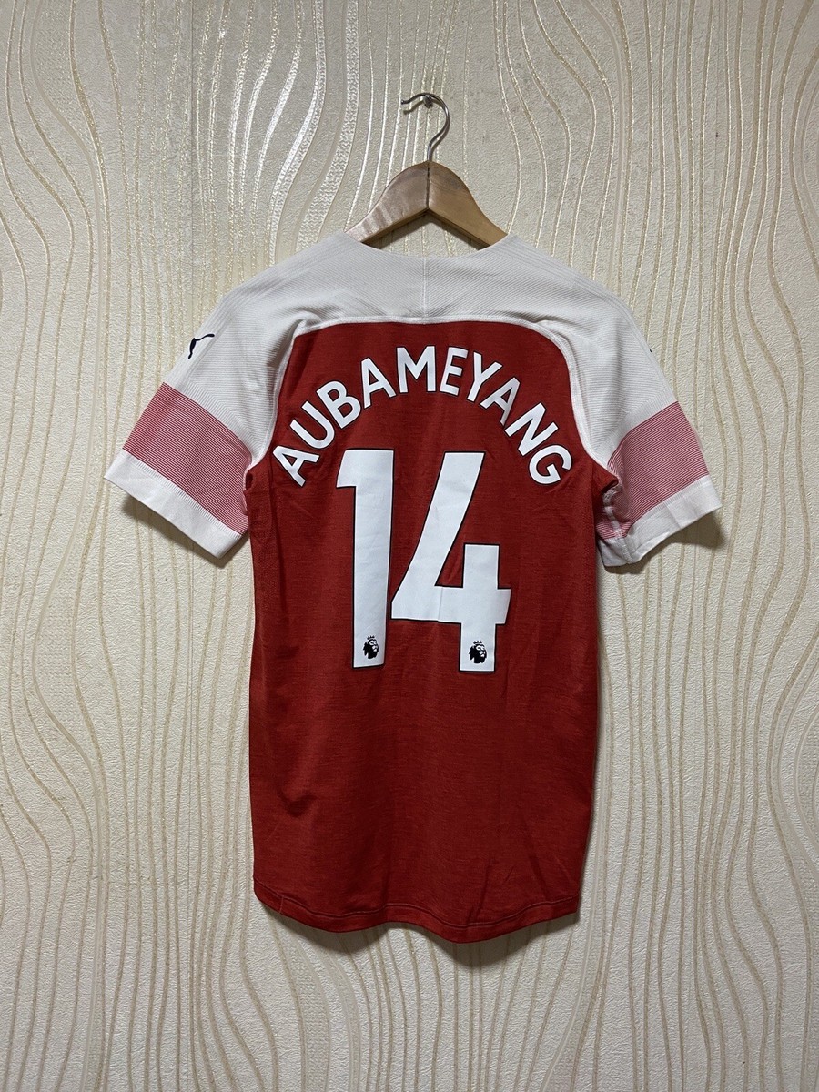 ARSENAL 2018 2019 HOME SHIRT JERSEY PUMA 753208-12 AUBAMEYANG