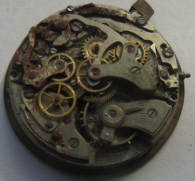 Landeron cal. 51  chronograph movement & dial balance broken to restore