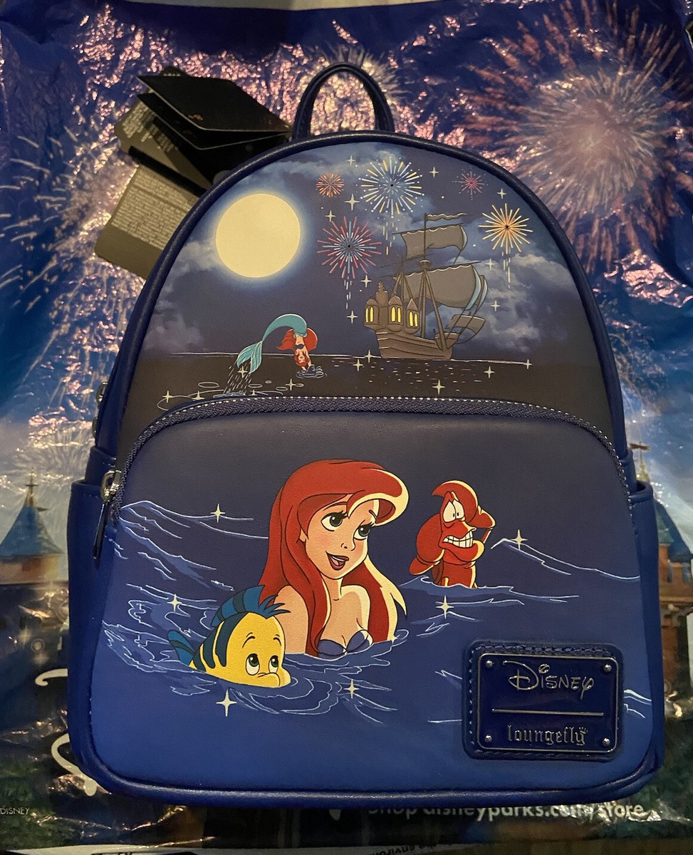 Loungefly Disney The Little Mermaid Ariel Fireworks Mini Backpack Loungefly The Little Mermaid Ariel Fireworks Mini Backpack  main image 3